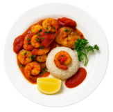 African Spicy Shrimp & Rice